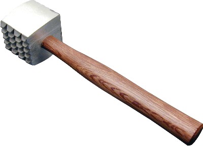 [ MEAT TENDERIZER, 2-SIDED, 13-1 ]