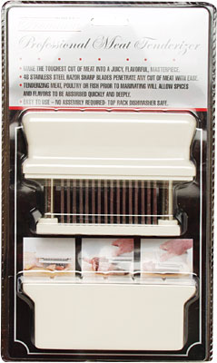 [ MEAT TENDERIZER, W. S/S RAZOR  ]