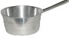 [ L/DUTY SAUCE PAN, ALUM. IMPORT, 2 QT. ]