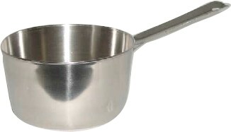 [ L/DUTY SAUCE PAN, S/S, FLATE/H ]
