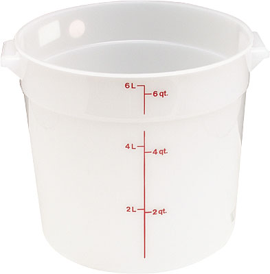 [ FOOD STORAGE CONTAINER,RD.,WHI ]