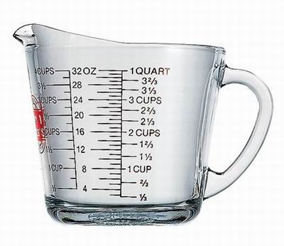 [ MEASURING CUP, GLASS, 32 OZ -  ]