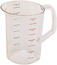 [ MEASURING CUP, PLASTIC, 1 PT - ]