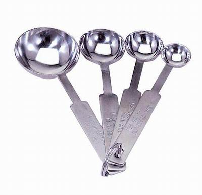 MEASURING SPOON SET, S/S, 4 PCS KUPMN001