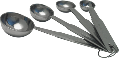 MEASURING SPOON SET, S/S, 4 PCS KUPMN011
