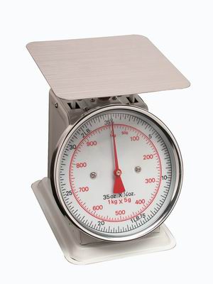 COUNTERTOP SCALE, KG/LB,   1 KG/35 OZ KUPMSC018