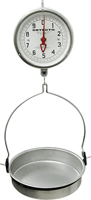 [ HANGING SCALE, W/PAN, 20 LBS X ]