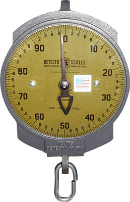 [ HANGING SCALE, W/HOOK, 100 KG  ]