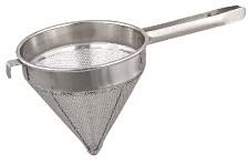 CHINA CAP STRAINER, COARSE MESH, 10