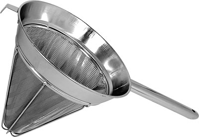 [ CHINA CAP STRAINER, FINE MESH, ]