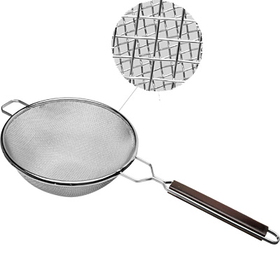 [ STRAINER, DOUBLE MESH, S/S, 10 ]