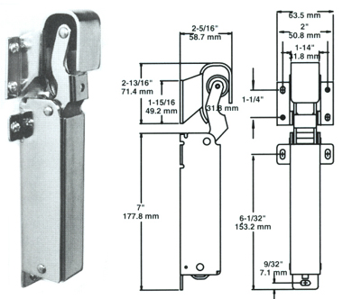 [ DOOR CLOSER, HYDRAULIC, POLISH ]