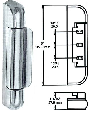 [ HINGE, ADJUSTABLE 3/16