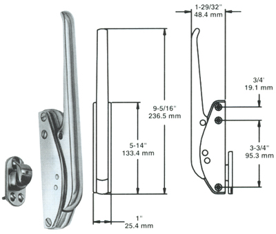 [ LATCH,EDGE MOUNT & SURFACE MOU ]