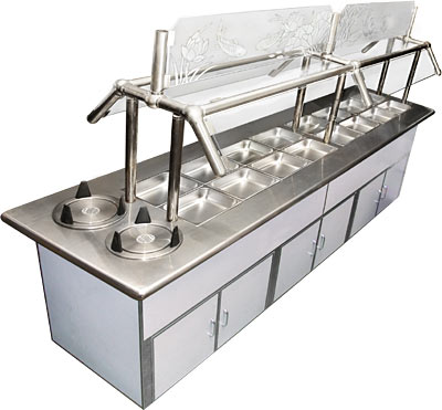 [ ICE COLD DELUXE BUFFET TABLE,  ]