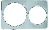 [ ADAPTOR PLATE, S/S, W/6.5" &  8.5" HOLES ]