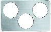 [ ADAPTOR PLATE, S/S, W/THREE 6.5" HOLES ]