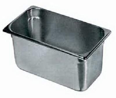 [ FOOD PAN, S/S, 200 SERIES, 1/3 ]