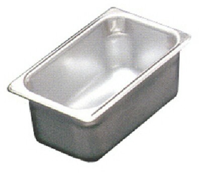 FOOD PAN, S/S, 200 SERIES, 1/4 SIZEX4