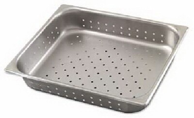 [ FOOD PAN,S/S,PERF.,200S,1/2 SI ]