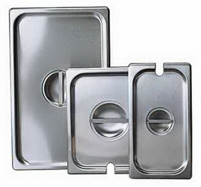 [ FOOD PAN COVER,S/S,1/2 SIZE,LO ]
