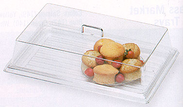 [ FOOD PAN DISPLAY COVER,PLASTIC ]