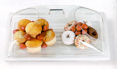 [ FOOD PAN DISPLAY COVER,PLASTIC ]