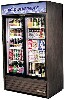 [ REFRIGERATOR, GLASS DR., 47"X29-1/2"X78" ]