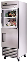 [ REFRIGERATOR,SO/GL DR.,27"X29-1/2"X78" ]