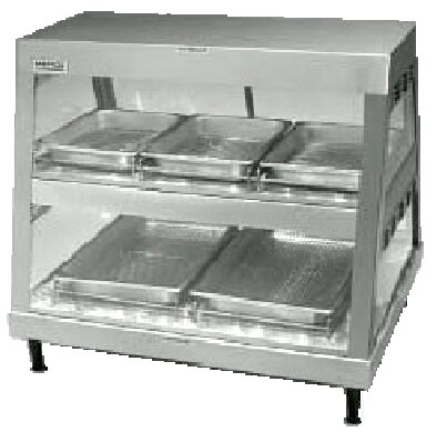 [ HOT FOOD MERCHANDISER, 2-TIER  ]