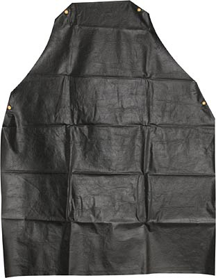APRON, KITCHEN, VINYL, BLACK SAP003