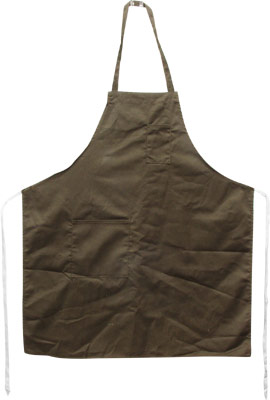 APRON, WAITRESS, LONG, DARK BROWN SAP023