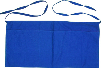 APRON, WAITRESS, WAIST,2-PACKET, BLUE SAP034