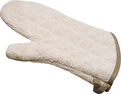 OVEN MITT, TERRY CLOTH, 13