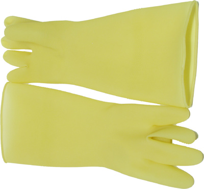 GLOVE, NATURAL LATEX, 9-1/2