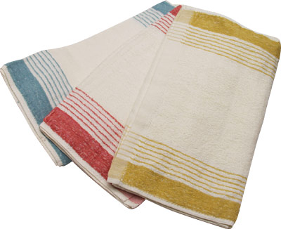 TOWEL, COLOR STRIP, 28