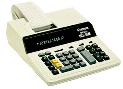 [ CALCULATOR, ELEC., W/RIBBON PR ]