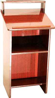 [ MAITRE D STAND, FORMICA, WALNU ]