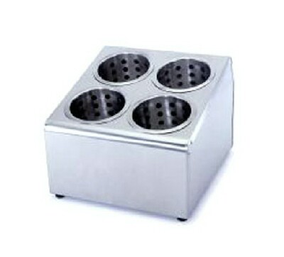 [ FLATWARE CYLINDER HOLDER,S/S,4 ]