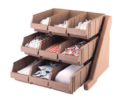 [ ORGANIZER ,RACK W/  9 BINS - T ]