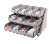 [ ORGANIZER ,RACK W/ 12 BINS ]