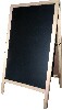 [ MENU CHALK BOARD,A-FRAME,24" X 42" BLACK ]