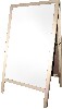 [ MENU CHALK BOARD,A-FRAME,24" X 42" WHITE ]