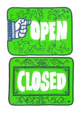 [ SIGN, P.CARDBOARD,OPEN/CLOSED  ]