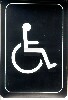 [ SIGN,PLASTIC, ACCESSIBLE, 4-1/4"X6-1/4" ]