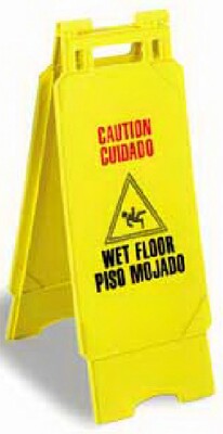 [ SIGN,WET FLOOR CAUTION, PLASTI ]