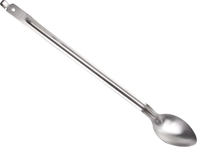[ SPOON, BASTING, S/S, SOLID, 21 ]