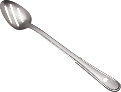 [ SPOON, BASTING, S/S, SLOTTED,  ]
