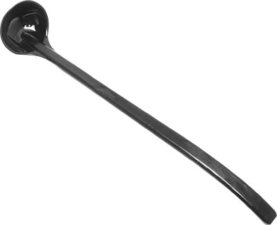 [ LADLE, PLASTIC, 1 OZ, BLACK, 1 ]