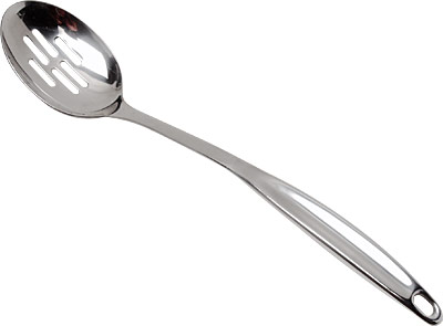 [ SPOON,  S/S, SLOTTED, 14